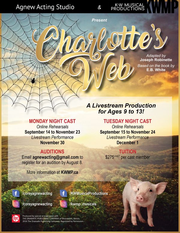 Charlottes Web K W Musical Productions